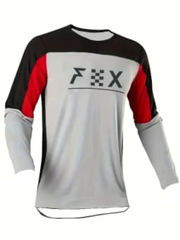 Men's Long Sleeved Mountain Bike, Motorcycle, Off-road Bike, Sports Shirt, Mountain Bike, Camping, Adult and Child, Same Style