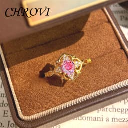 Minimalist 925 Sterling Silver Octagonal Millennium Rose Petal Ring, Light Luxury Gemstone Open Women's Ring, Diamond Ring