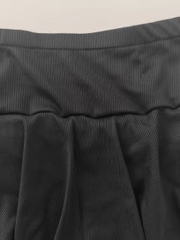 Girls High Waist Ribbed Skort, Built-in Shorts with Side Pocket for Tennis Outdoor Play Daily Casual Wear Kids Quick Drying
