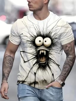 3D Printed Fun Cat  sport Quick-drying Breatha Men's T-Shirt Summer Outdoor Street Casual Fashion Parent-child Short Sleeve Top