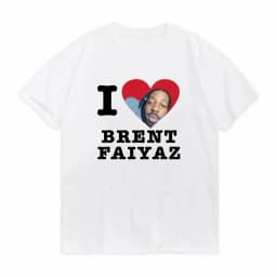 I Love Brent Faiyaz T-shirt Funny Men Clothing Fashion Hip Hop Short Sleeve T Shirt Vintage Gothic brent faiyaz T-shirts