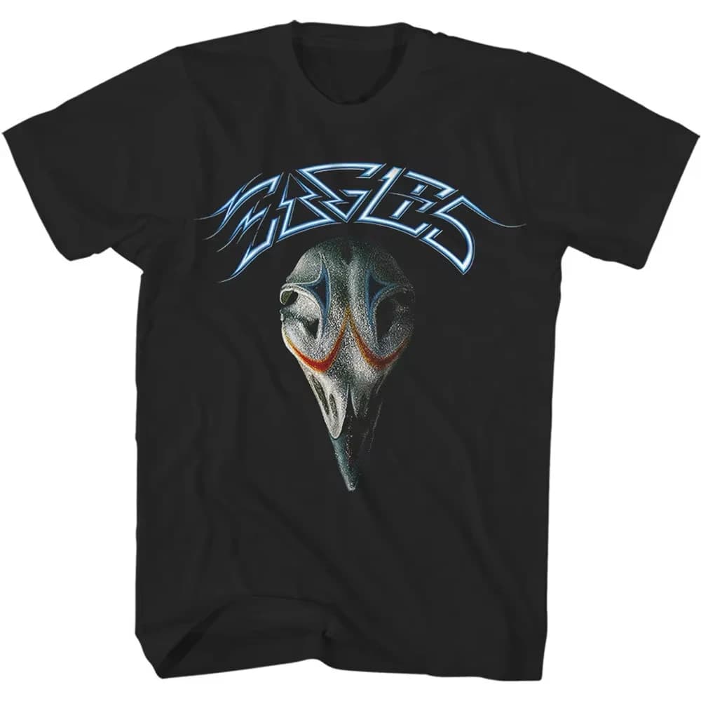 Summer Hot Sale: The Eagles T-shirt Greatest Hits Official Band Black New Men's Round Neck Short Sleeved T-shirt