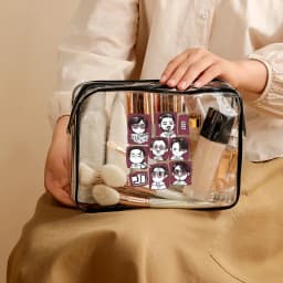 Pvc Transparent Travel Storage Bag with Zipper Arirang World Tour 2026 Cosmetics Toiletries and Kpop Fan Gift Makeup Boxes