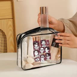 Pvc Transparent Travel Storage Bag with Zipper Arirang World Tour 2026 Cosmetics Toiletries and Kpop Fan Gift Makeup Boxes
