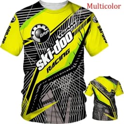 Can-Am Team BRP Racing T-Shirt 3D printed quick-drying and breathable sports clothing for summer, outdoor streetwear
