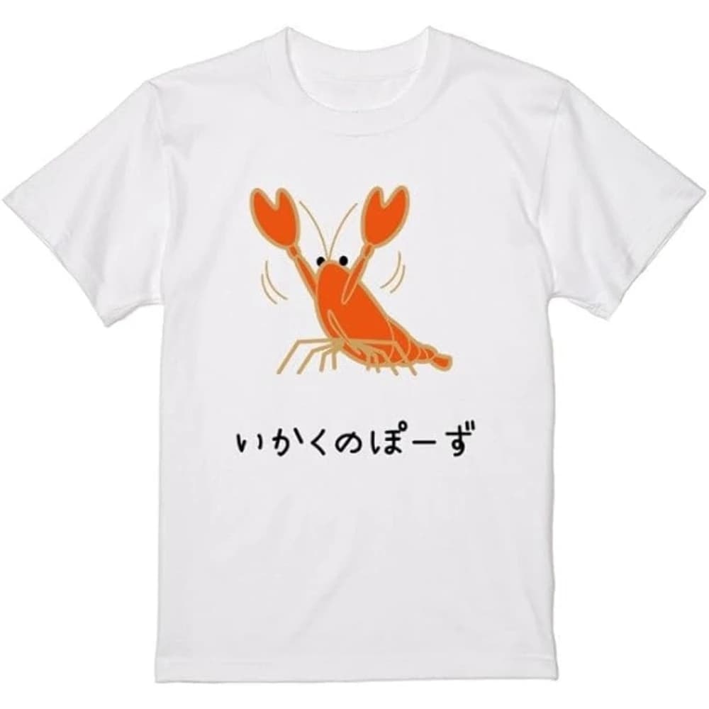 Summer Boys Funny Crab Pattern T Shirt Kids Baby Youth Men Women Tee Humor Novelty Hip Hop Y2K Harajuku Breathable Comfortable