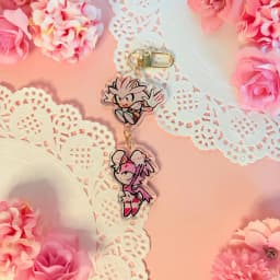 Hero acrylic pendant keychain, anime character gift, hero fan collectible