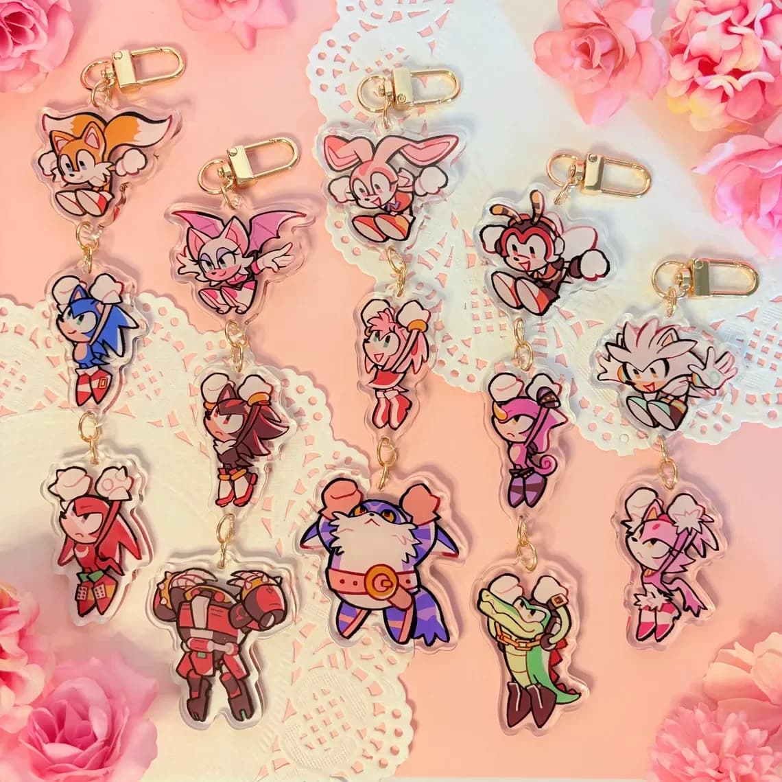 Hero acrylic pendant keychain, anime character gift, hero fan collectible