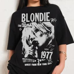 Blondie 1977 New York Vintage T-shirt Summer New Casual Unisex T-shirt
