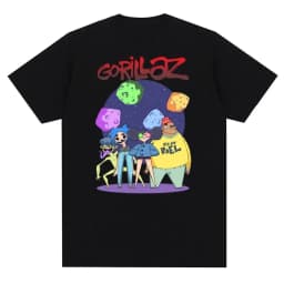2026 New Music Band Gorillazs Punk Rock Print T Shirt 90s Casual Fashion Short Sleeve Plus Size T Shirt Unisex