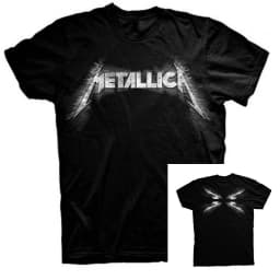 Metallica Ride The Lightning Tracks Band T-Shirt 100% Cotton Graphic Tee Men Women Summer Streetwear Top