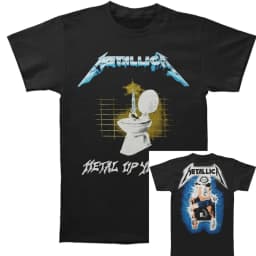 Metallica Ride The Lightning Tracks Band T-Shirt 100% Cotton Graphic Tee Men Women Summer Streetwear Top
