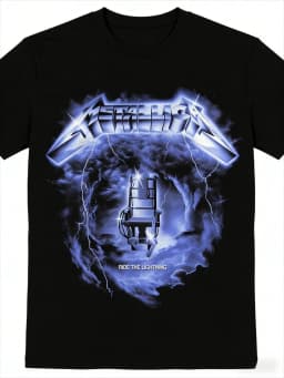 Metallica Band T-Shirt 100% Cotton Graphic Tee Men Women Summer Streetwear Top