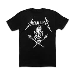 Metallica Band T-Shirt 100% Cotton Graphic Tee Men Women Summer Streetwear Top
