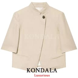 KONDALA Office Lady Casual Chic Women Blazer Stand Collar Single Button Loose Blazer Fashion 2026 Spring Summer Holiday Blazer