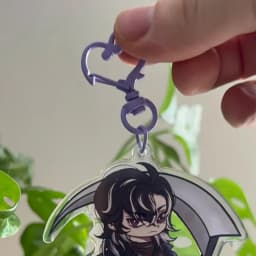 ADWD Grim Acrylic Keychain 5012 Customize Design Date Death Theme Collectible Item