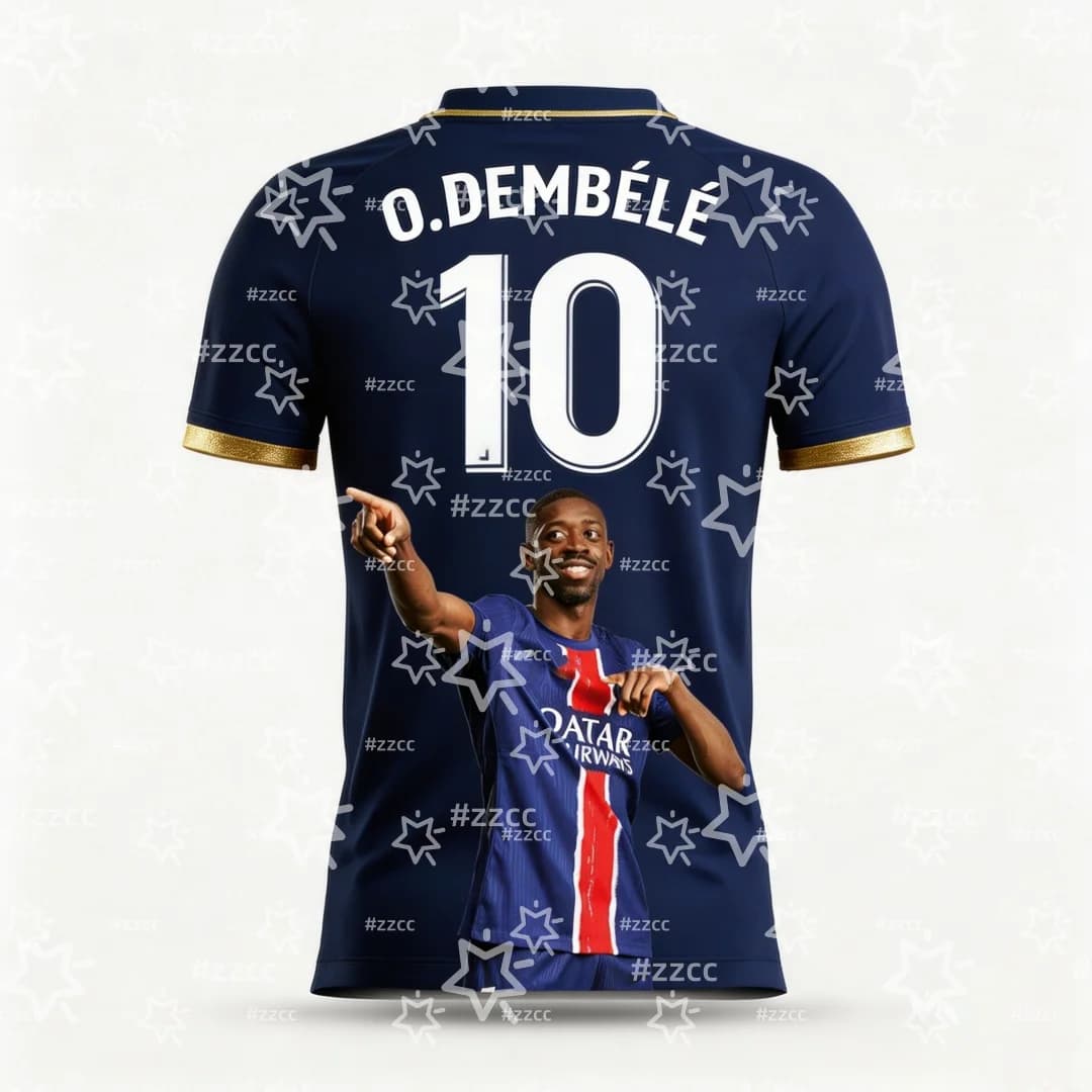 2026 Ousmane Dembélé France Team Football Jersey Match & Training Kit Summer Sports Men's T-Shirt Kid's Clothing Tee Y2k Woman