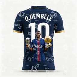 2026 Ousmane Dembélé France Team Football Jersey Match & Training Kit Summer Sports Men's T-Shirt Kid's Clothing Tee Y2k Woman
