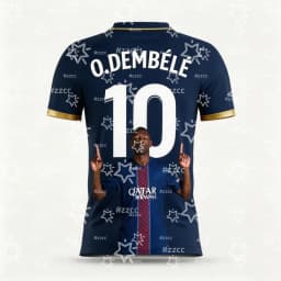 2026 Ousmane Dembélé France Team Football Jersey Match & Training Kit Summer Sports Men's T-Shirt Kid's Clothing Tee Y2k Woman