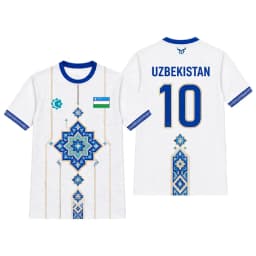 Uzbekistan Flag Print Football Jersey Men's Quick-drying And Breathable Training Uniform T-shirt Traditional Graphic O-neck Top