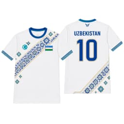Uzbekistan Flag Print Football Jersey Men's Quick-drying And Breathable Training Uniform T-shirt Traditional Graphic O-neck Top