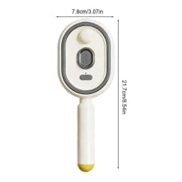 Steam Hair Straightener Brush Rechargeable Detangling Comb Built-in Oil Measuring Cup Professional Smoothing Steam Styling Brush