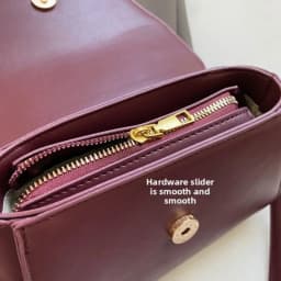 Elegant Faux Handbag with Adjustable Strap Golden-Tone Hardware and Flap Closure - Trendy Commuting Hobo Crossbody Bag for Women