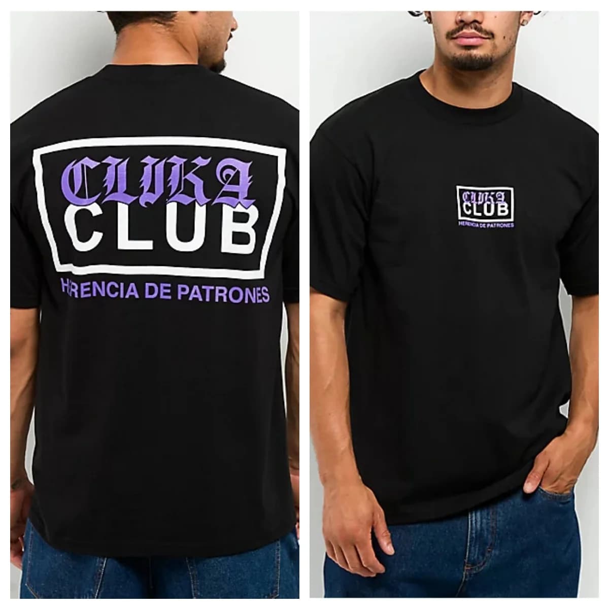 Black Pro Club T-Shirt 100% Cotton Graphic Tee Men Women Summer Streetwear Top