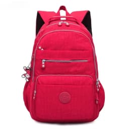 Lightweight Waterproof Nylon Backpack Multi Compartment Casual Daypack Travel Laptop Backpack College School Student Rucksack
