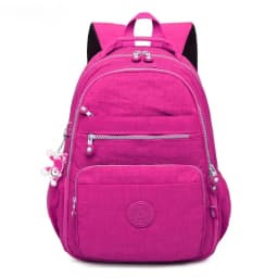 Lightweight Waterproof Nylon Backpack Multi Compartment Casual Daypack Travel Laptop Backpack College School Student Rucksack