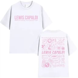 2026 Lewis Capaldis Men's Tops Hiphop Style Retro Women's Tshirt Unisex Y2K Tee Casual Loose Outdoor Streetwear Women's Clothing