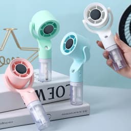 2026 Portable Handheld Spray Fan,Water Spray Mist Fan,Student Dormitory Mini Fan,Summer Supplies, Cooling Tools Outdoor Fan