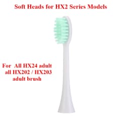 8pack Electric Toothbrush Replacement Heads Compatible with Sonicare HX2 Series Models HX2021, HX2421, HX2431,HX243W,HX2482
