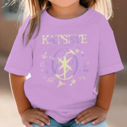 KATSEYE Printed T-Shirt Kids Katseye Design Boys Girls Cotton Top Casual Short Sleeve Crew Neck Comfortable T Shirt for Children