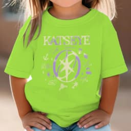 KATSEYE Printed T-Shirt Kids Katseye Design Boys Girls Cotton Top Casual Short Sleeve Crew Neck Comfortable T Shirt for Children