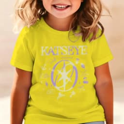 KATSEYE Printed T-Shirt Kids Katseye Design Boys Girls Cotton Top Casual Short Sleeve Crew Neck Comfortable T Shirt for Children