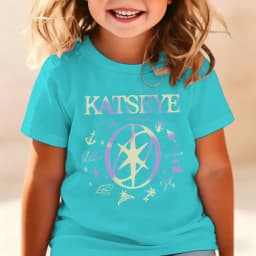 KATSEYE Printed T-Shirt Kids Katseye Design Boys Girls Cotton Top Casual Short Sleeve Crew Neck Comfortable T Shirt for Children