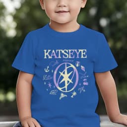 KATSEYE Printed T-Shirt Kids Katseye Design Boys Girls Cotton Top Casual Short Sleeve Crew Neck Comfortable T Shirt for Children