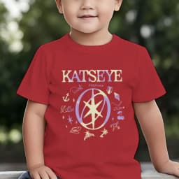KATSEYE Printed T-Shirt Kids Katseye Design Boys Girls Cotton Top Casual Short Sleeve Crew Neck Comfortable T Shirt for Children