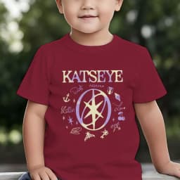 KATSEYE Printed T-Shirt Kids Katseye Design Boys Girls Cotton Top Casual Short Sleeve Crew Neck Comfortable T Shirt for Children