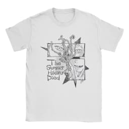 The Summer Hikaru Died Y2K Graphic Tee Hikaru And Yoshiki Print 100 Cotton Oversized Streetwear Casual Short Sleeve Unisex Tops