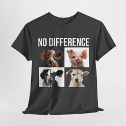 Novelty Vegan Animal Rights Men T Shirt Cotton Tee Women Oversize Loose Summer O-Neck Casual Streetwear Humor Funny Tops