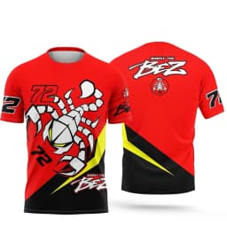 MotoGP UK Grand Prix Champion Marco Bezzecchi# 72 Racing Suit Cycling Top Quick 2026  Drying Round Neck Short Sleeved T-Shirt