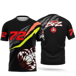 MotoGP UK Grand Prix Champion Marco Bezzecchi# 72 Racing Suit Cycling Top Quick 2026  Drying Round Neck Short Sleeved T-Shirt