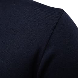 New Men's Stretch Knit T Shirts Casual Short Sleeve Summer Top Knitted Pullover Shirts Crewneck Contrast Knitwear