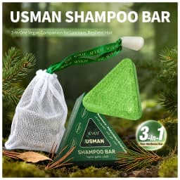 Natural Herbal Shampoo Soap Usman Grass Handmade Soap Hair Nourishing, Oil Control, Refreshing, Fluffy and Soothing Hair Care