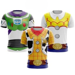 T-shirt Costume Shirt for Men Halloween 3D Print Tee