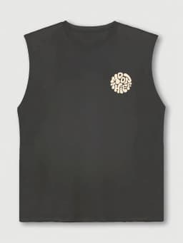 100% Pure Cotton Men's Summer Fashion Casual Sports Loose Months for Galaxy Printed Breathable Round Neck Sleeveless Vest