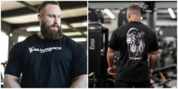 Oversized Muscle Sports Fitness Training Gym Leisure T-Shirt Men's and Women's Luxury Brand Top