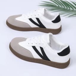 Shoes Woman 2026 Trend Casual Sneakers Comfortable Lace Up Flats Tennis Shoe Breathable Walking Jogging Shoes